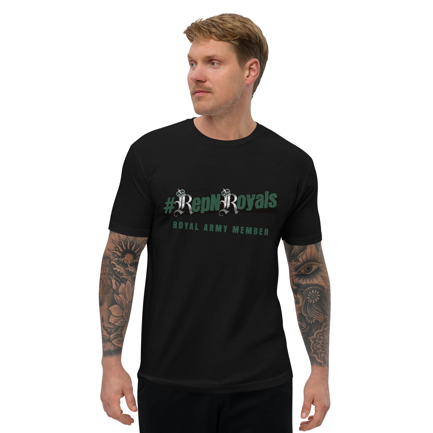 #RepNRoyals Fitted T-shirt