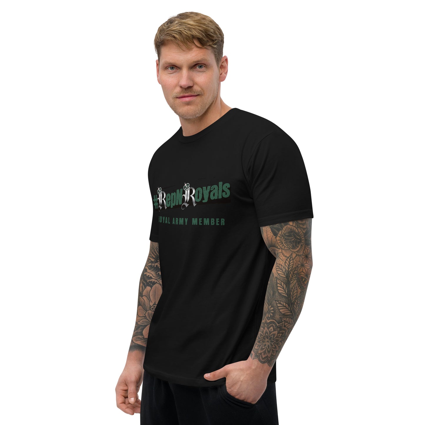 #RepNRoyals Fitted T-shirt