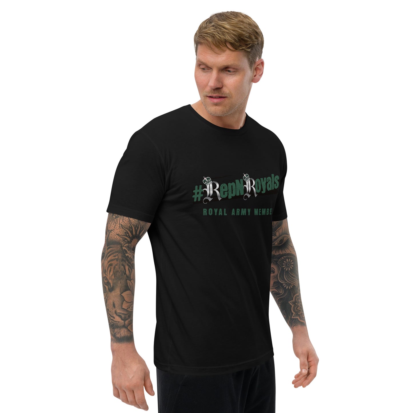 #RepNRoyals Fitted T-shirt
