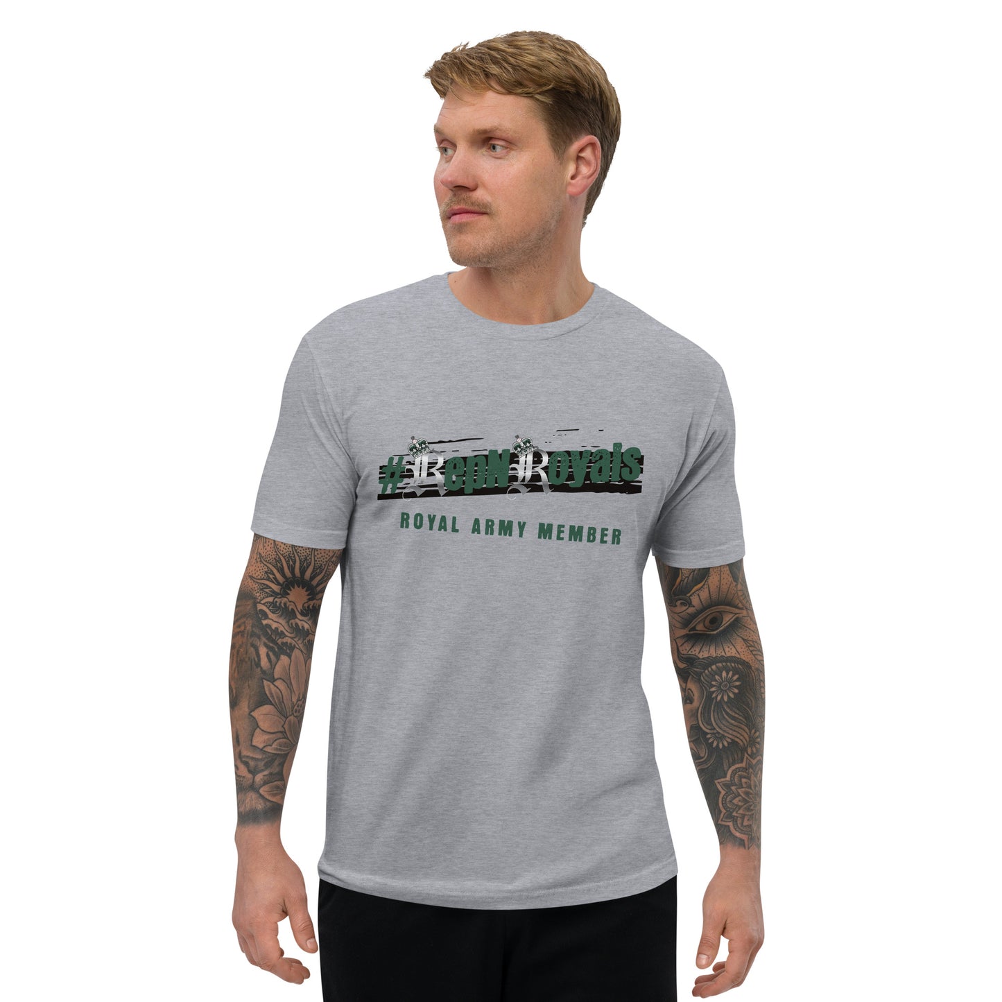 #RepNRoyals Fitted T-shirt