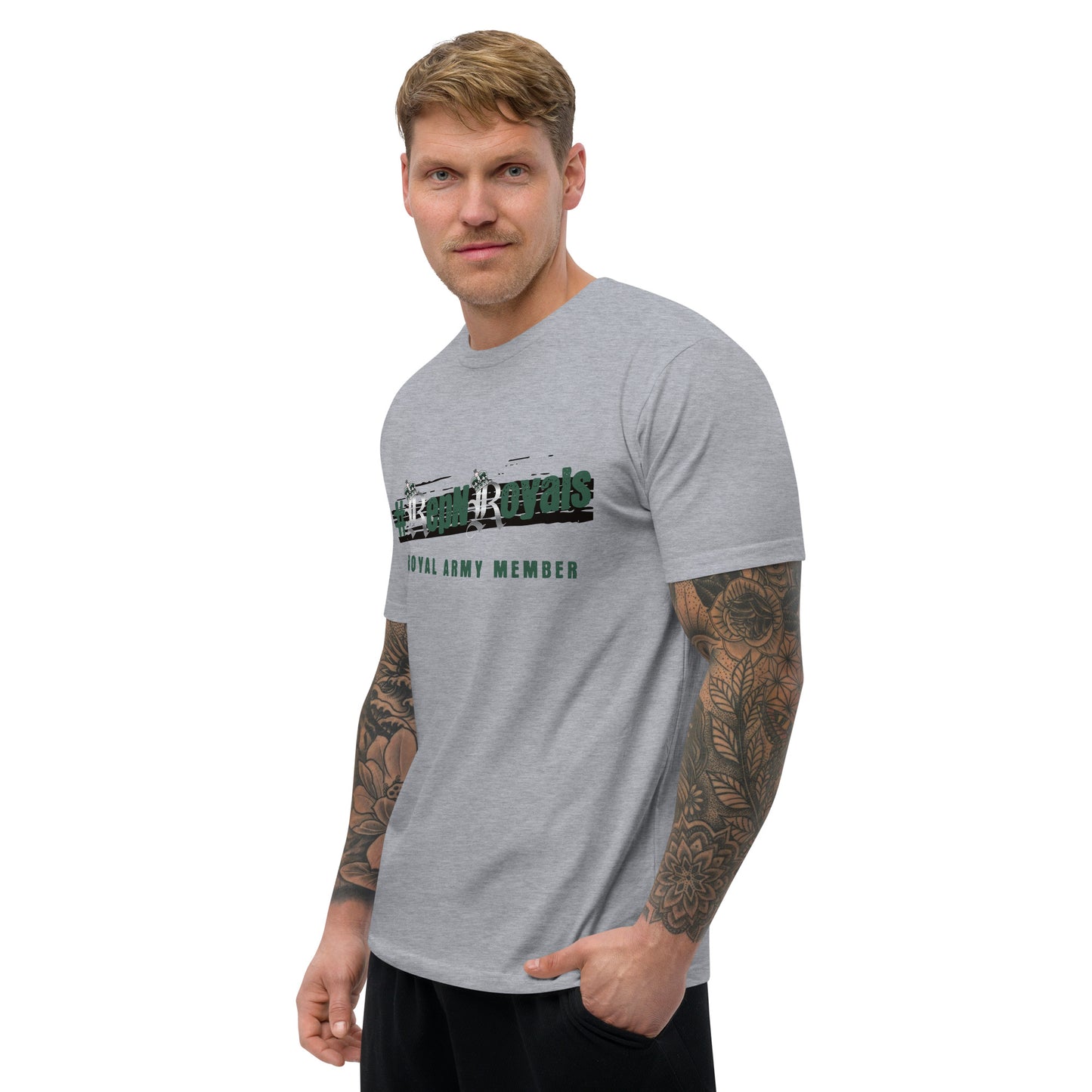 #RepNRoyals Fitted T-shirt