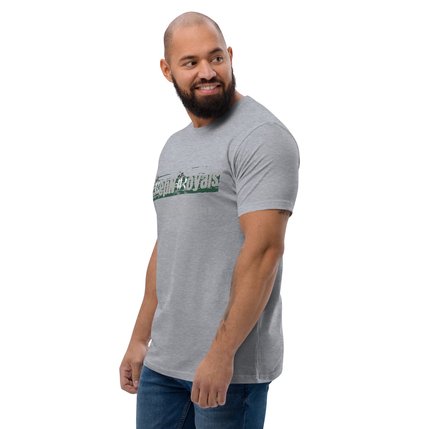 #RepNRoyals Green-Out Fitted T-shirt