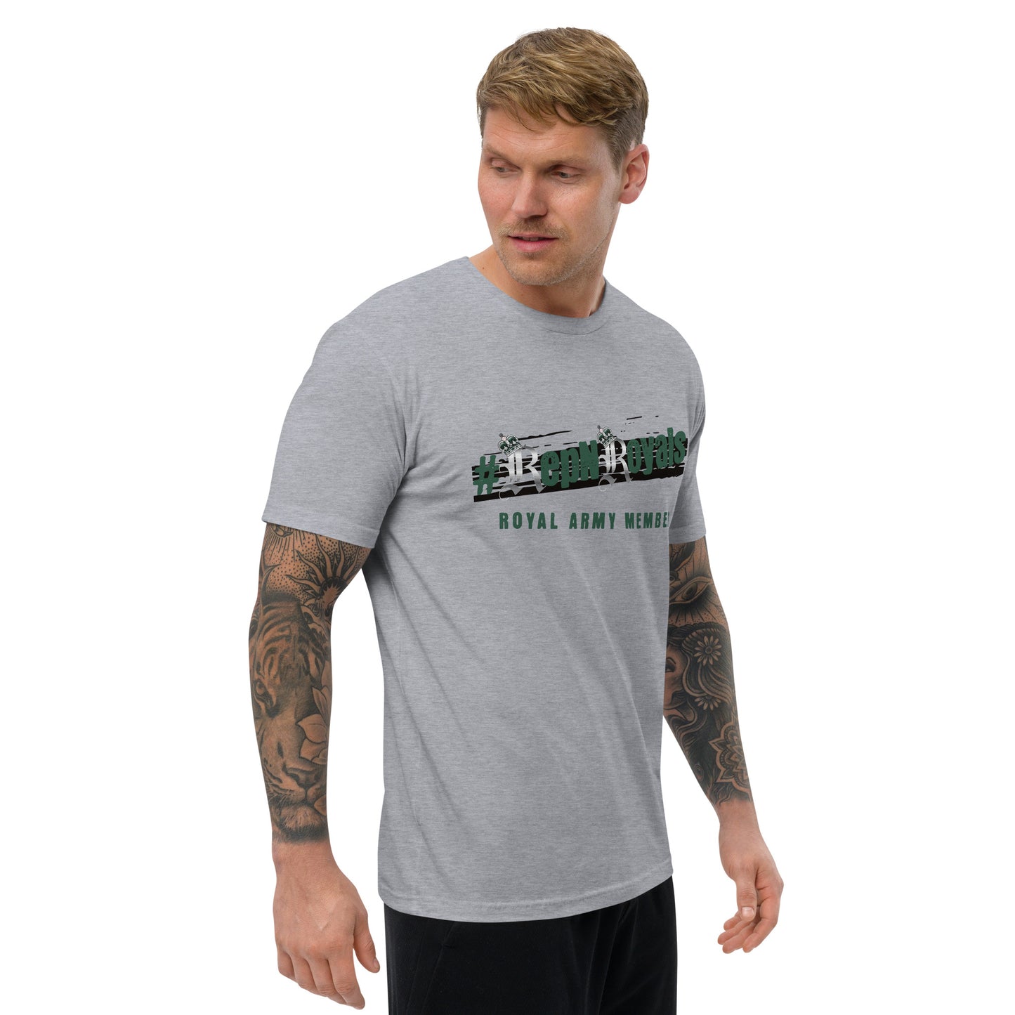 #RepNRoyals Fitted T-shirt