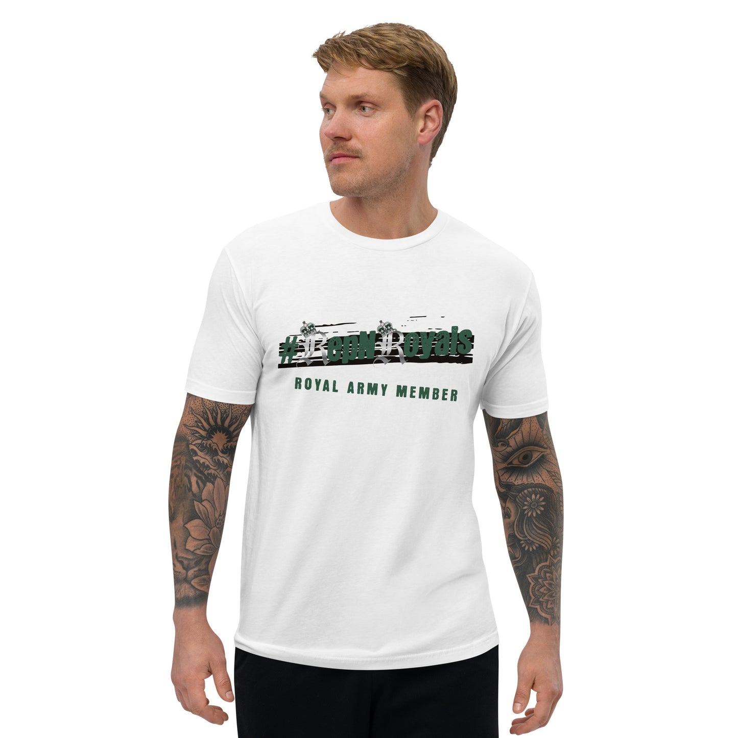 #RepNRoyals Fitted T-shirt