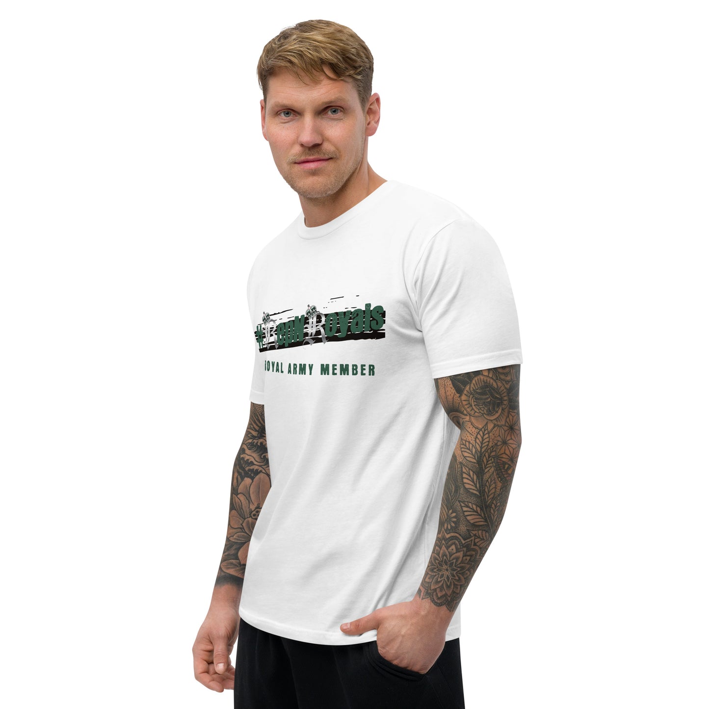 #RepNRoyals Fitted T-shirt