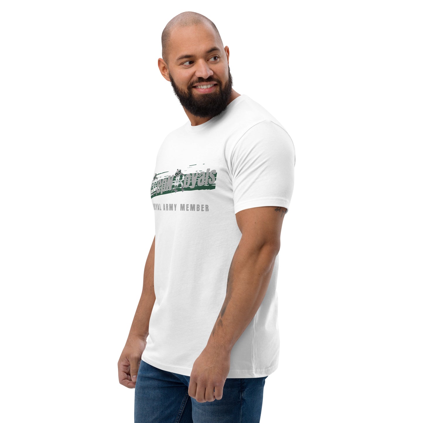 #RepNRoyals Green-Out Fitted T-shirt