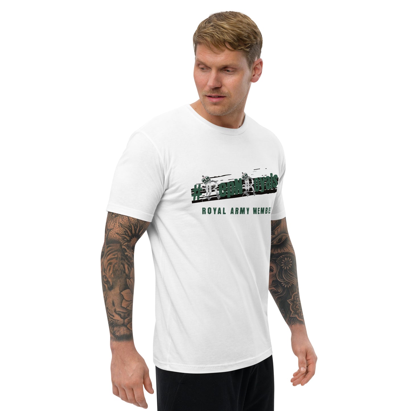 #RepNRoyals Fitted T-shirt
