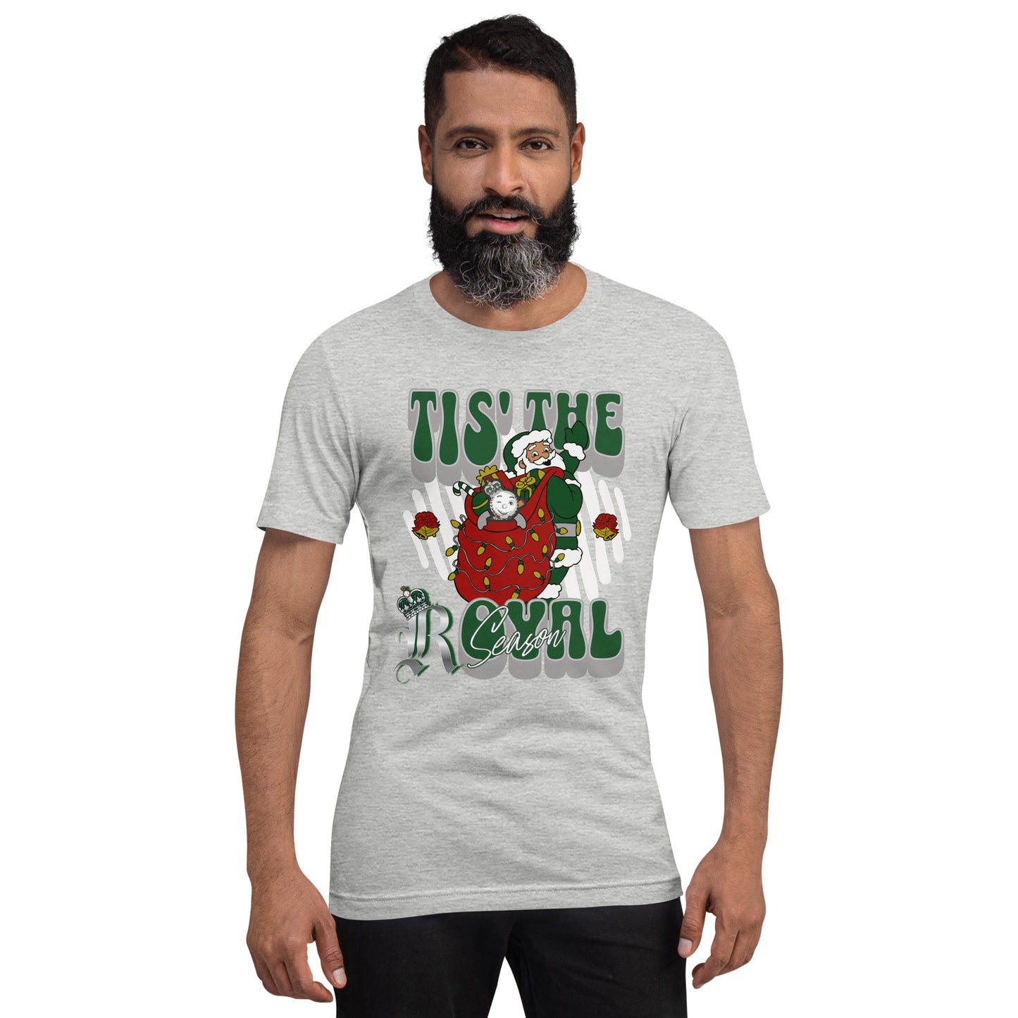 Tis' the Royal Season Holiday Unisex T-shirt Alt 3.