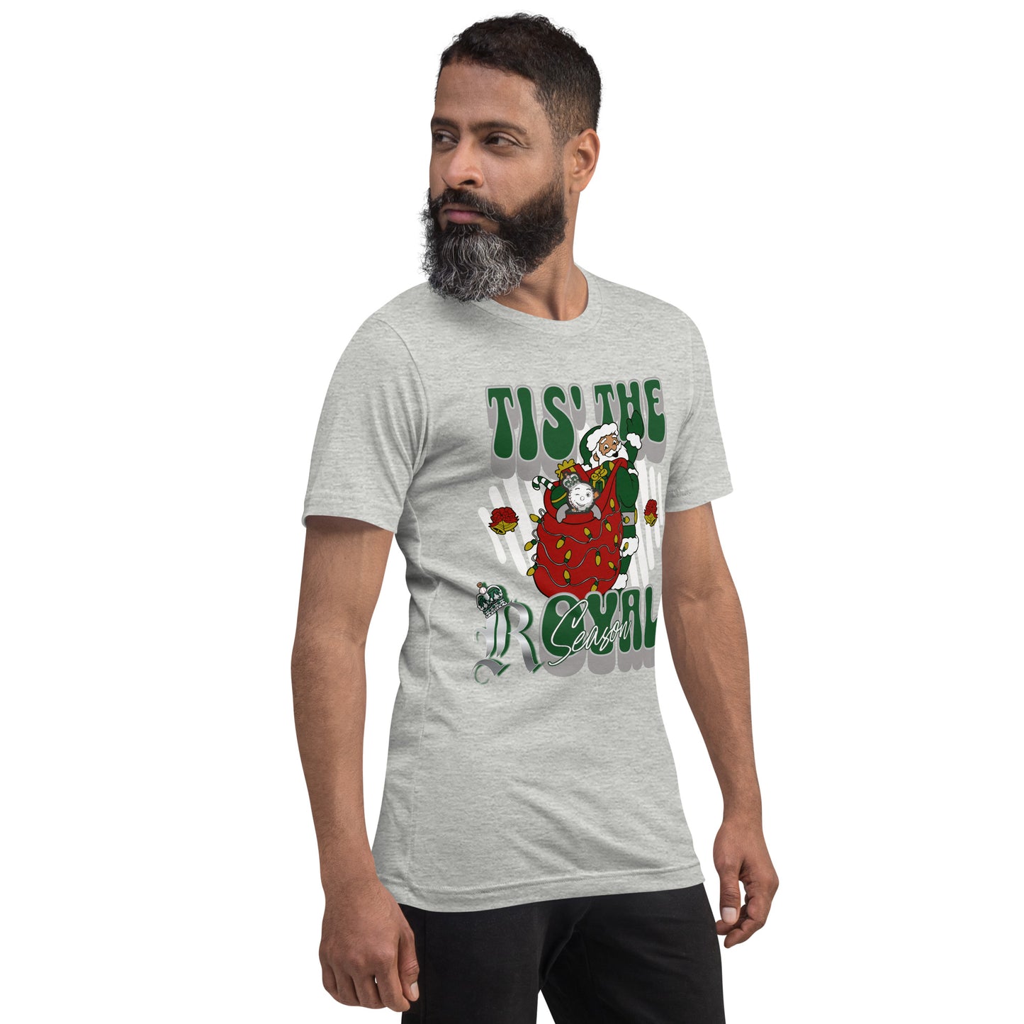 Tis' the Royal Season Holiday Unisex T-shirt Alt 3.