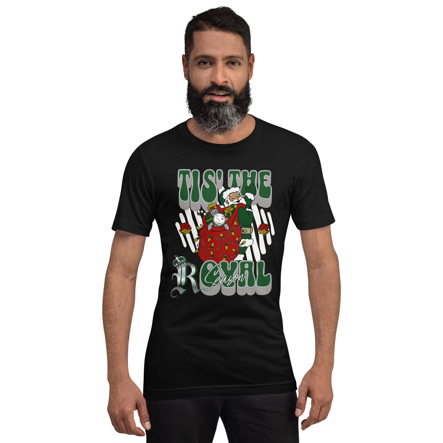 Tis' the Royal Season Holiday Unisex T-shirt Alt 3.