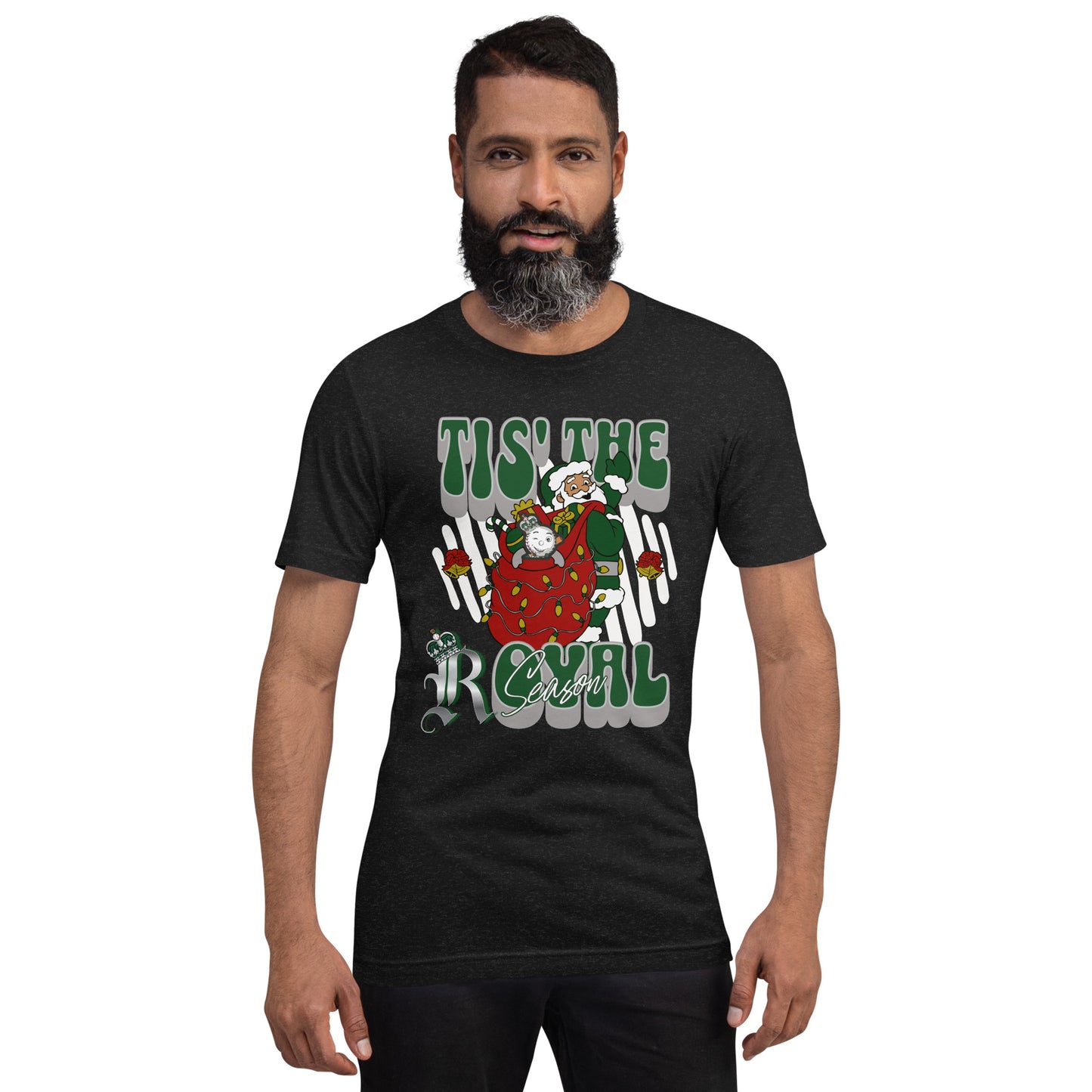 Tis' the Royal Season Holiday Unisex T-shirt Alt 3.