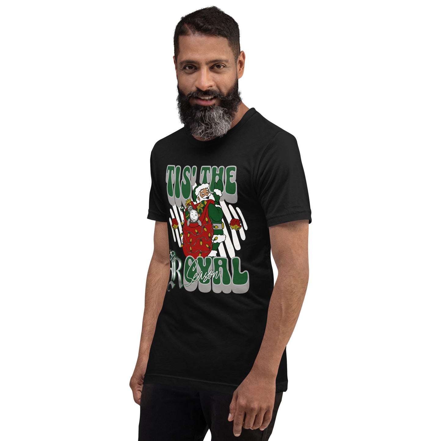 Tis' the Royal Season Holiday Unisex T-shirt Alt 3.