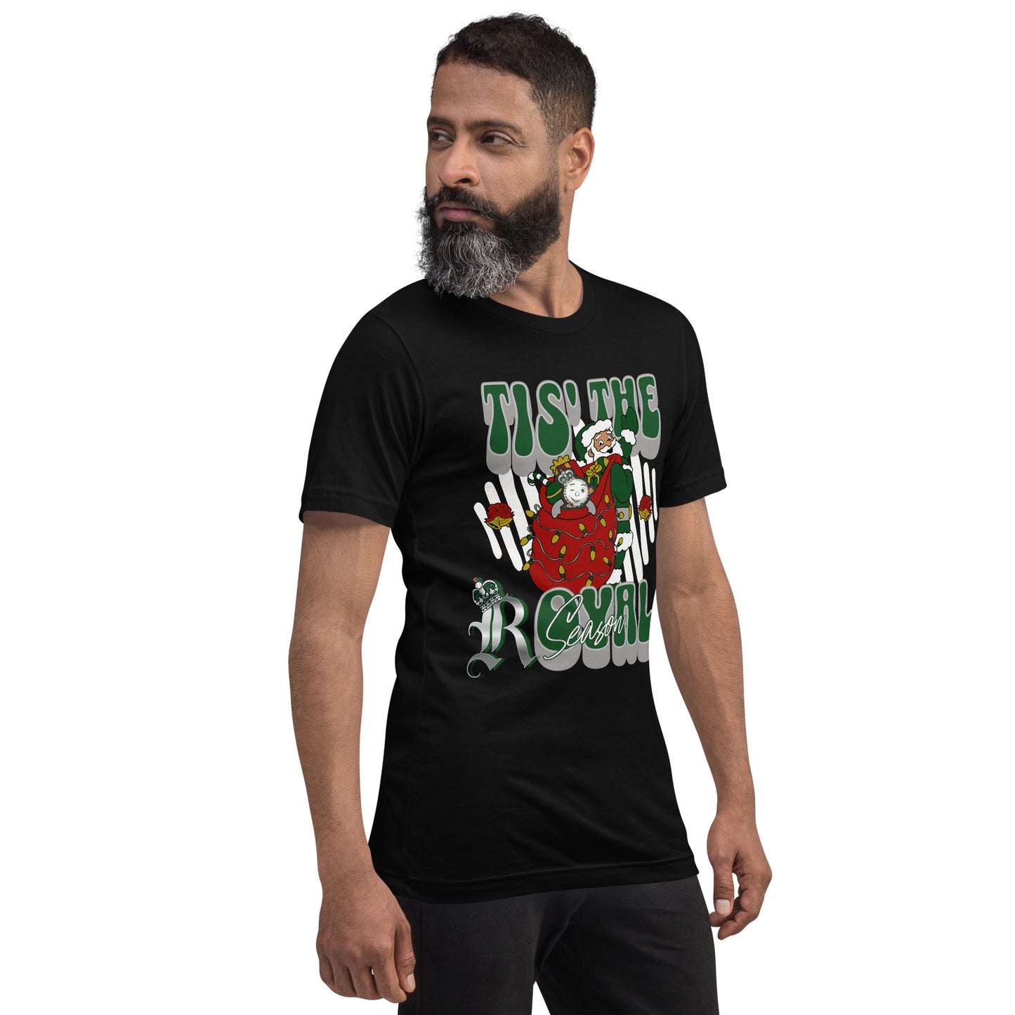 Tis' the Royal Season Holiday Unisex T-shirt Alt 3.