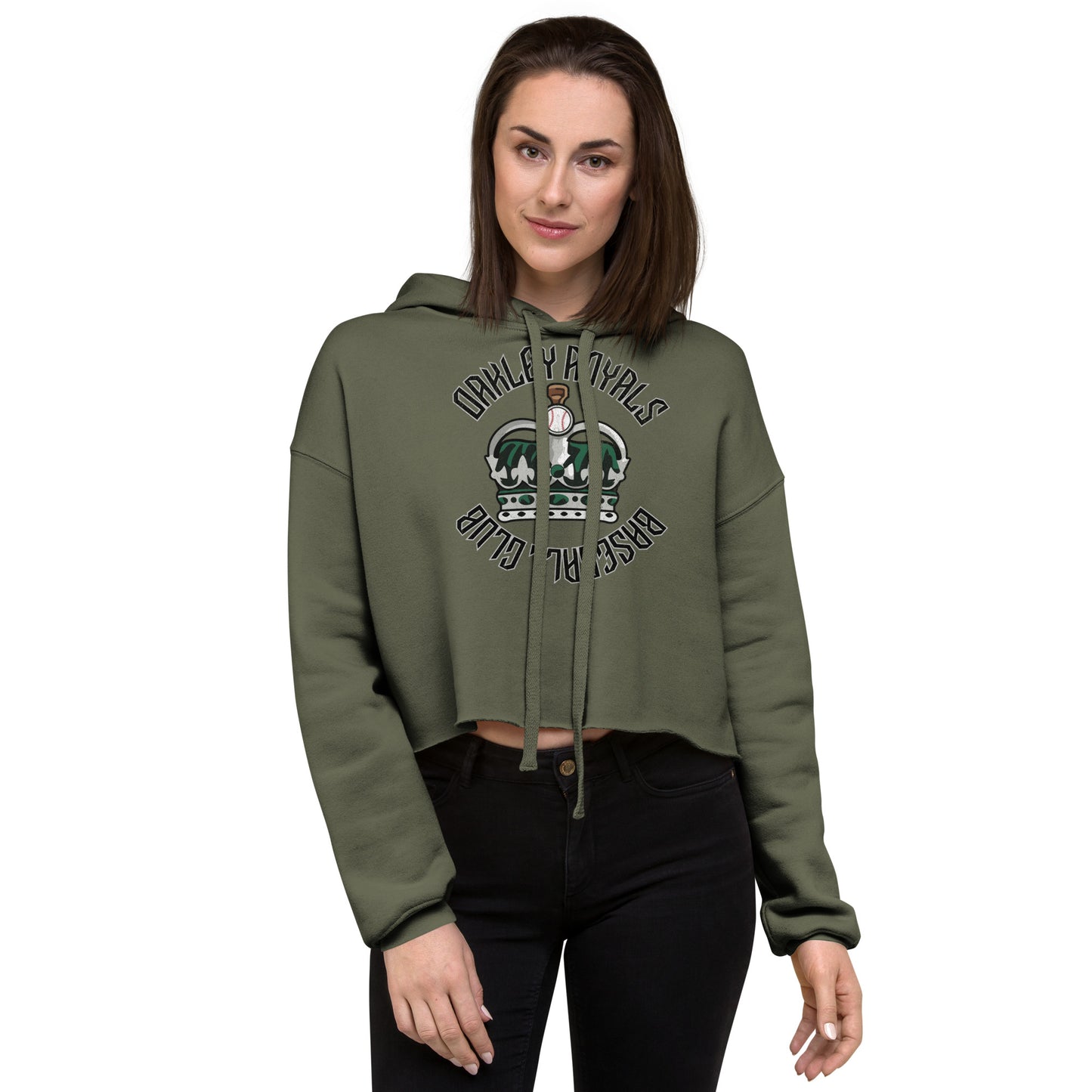 Royals Baseball Club Crop Hoodie
